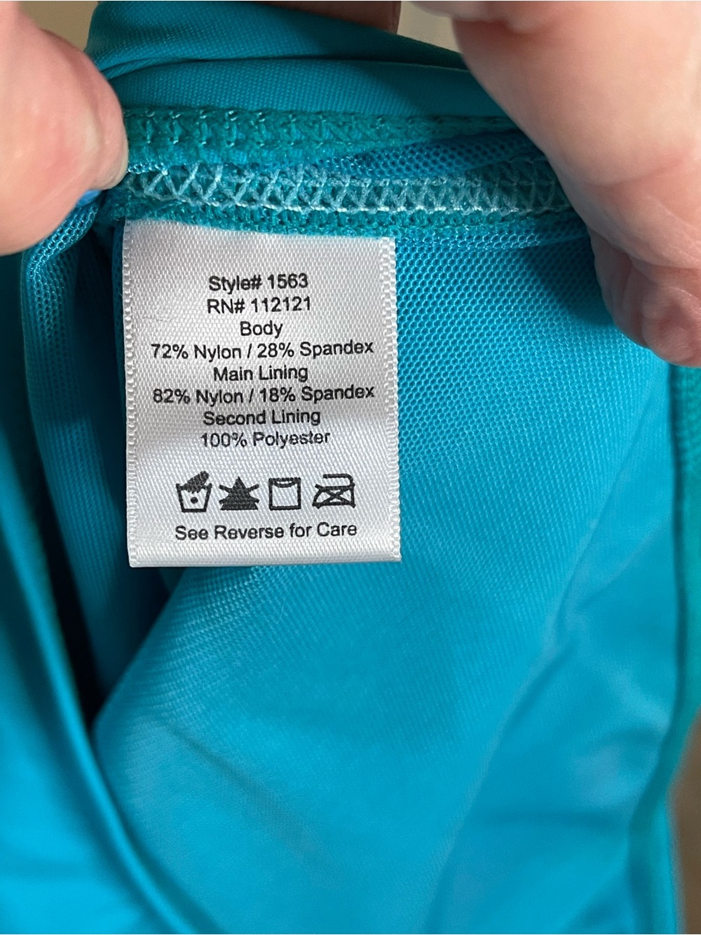 SPANX Love Your Assets Turquoise Halter Swimsuit One Piece L - Picture 9 of 11